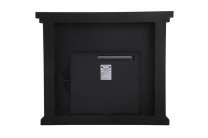 Elegant Furniture & Lighting - Modern 47.5 in. Crystal mirrored mantle with wood log insert fireplace - MF9902-F1 veiw 5