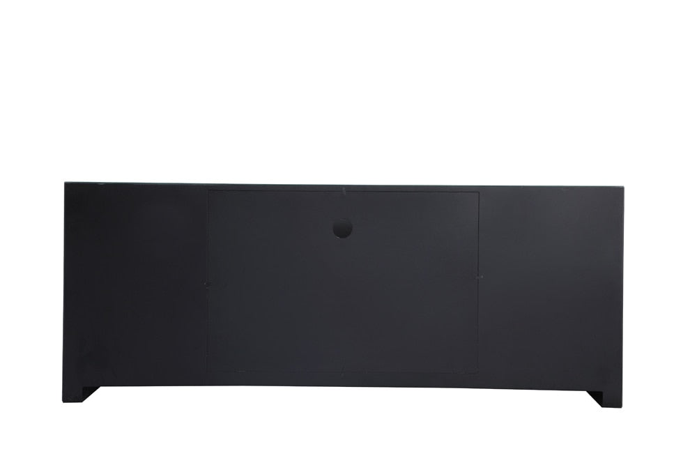 Elegant Furniture & Lighting - Modern 59 in. crystal mirrored TV stand - MF9903 veiw 3