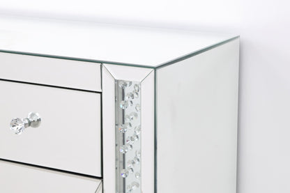 Elegant Furniture & Lighting - Modern 60 in clear crystal mirrored credenza - MF91057 veiw 12