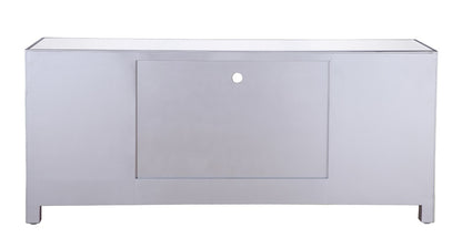 Elegant Furniture & Lighting - Modern 60 in. mirrored TV stand in antique silver - MF701S veiw 10