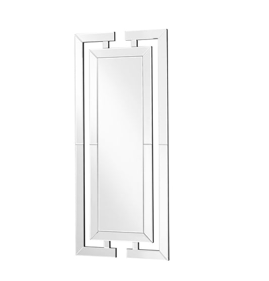 Elegant Furniture & Lighting - Modern Sparkle 21 in. Contemporary Rectangle Mirror in Clear - MR9146 veiw 1