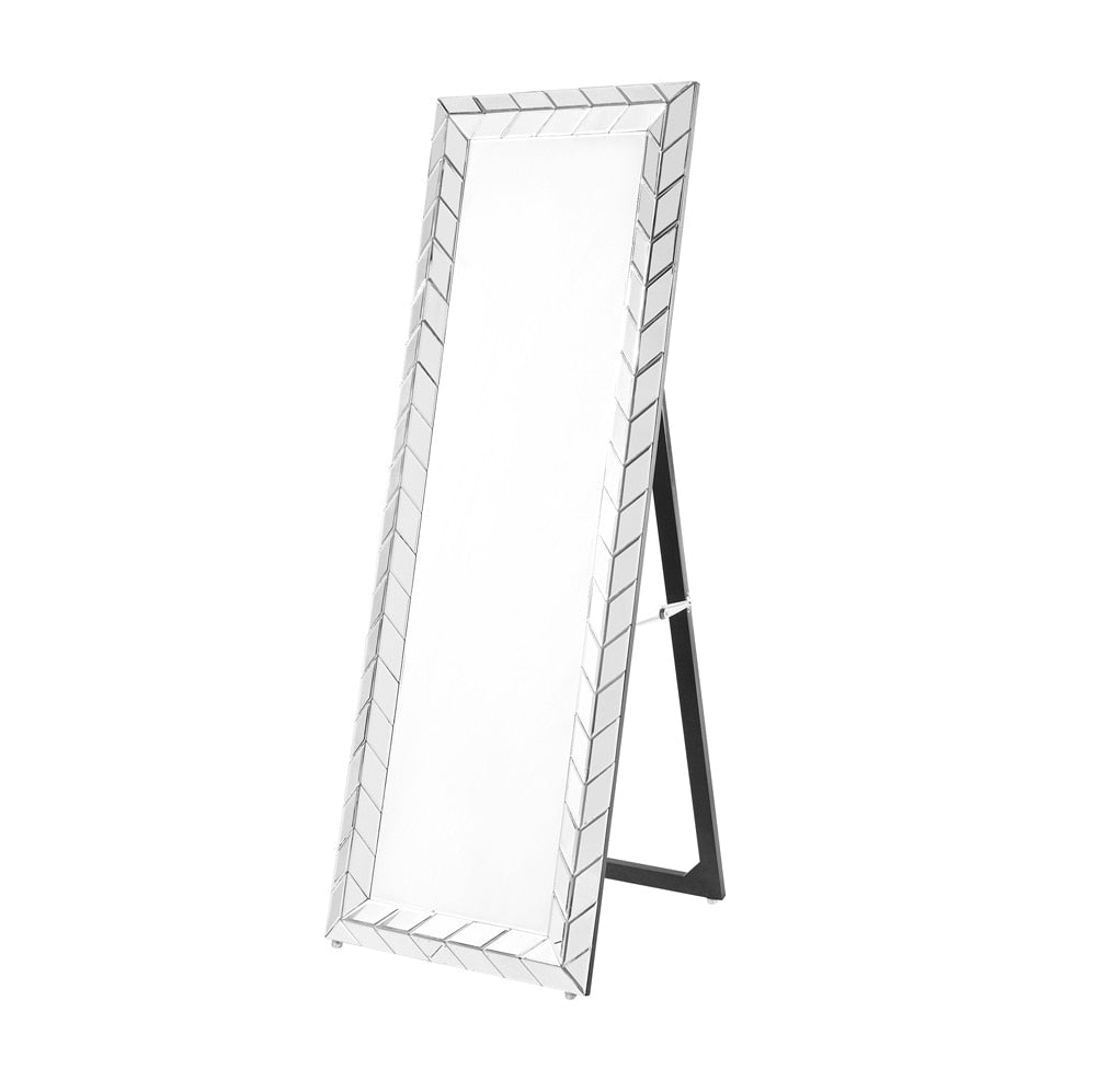 Elegant Furniture & Lighting - Modern Sparkle 22 in. Contemporary Standing Full length Mirror in Clear - MR9124 veiw 1