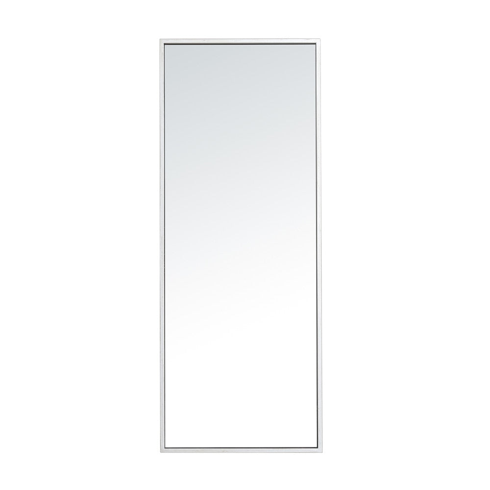 Elegant Furniture & Lighting - Monet Metal frame rectangle mirror 14 inch in silver - MR41436S veiw 1
