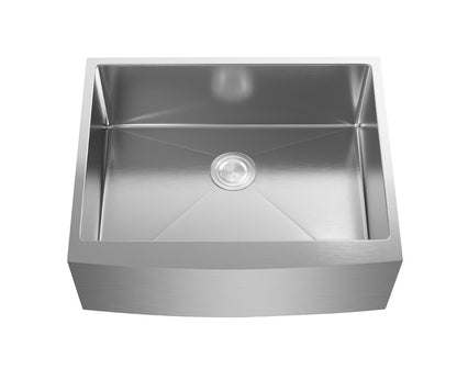 Elegant Furniture & Lighting - Montgomery Stainless Steel farmhouse kitchen sink L27 x W22 x H10in - SK30127 veiw 1