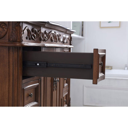 Elegant Furniture & Lighting - Oakland 48 in. Single Bathroom Vanity set in teak - VF38848TK