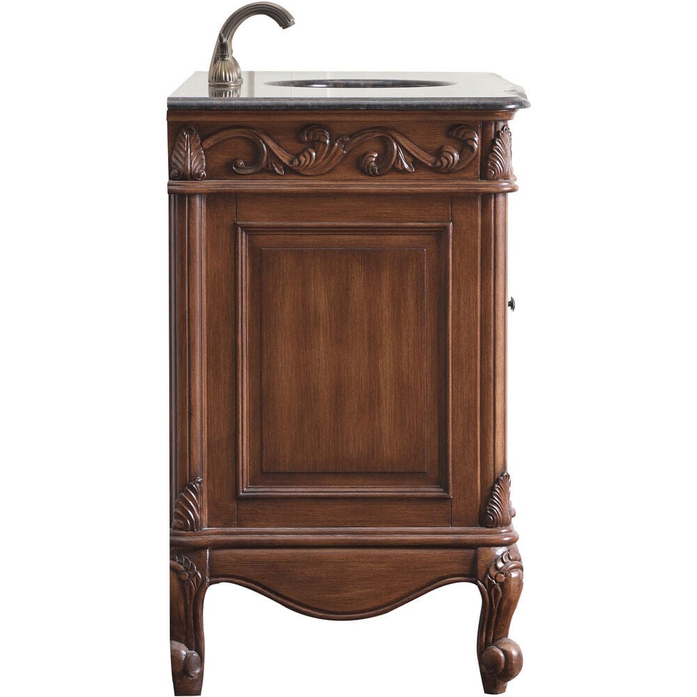 Elegant Furniture & Lighting - Oakland 48 in. Single Bathroom Vanity set in teak - VF38848TK
