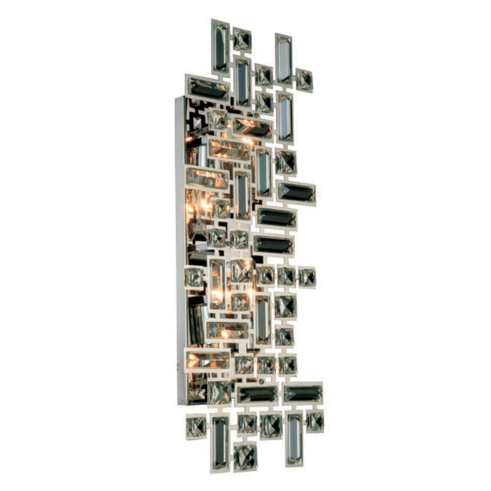 Elegant Furniture & Lighting - Picasso 4 light Chrome Wall Sconce Clear Royal Cut Crystal - V2100W22C/RC veiw 1