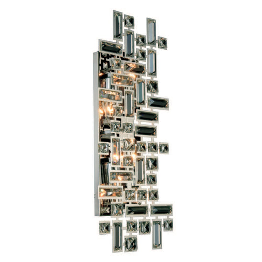 Elegant Furniture & Lighting - Picasso 4 light Chrome Wall Sconce Clear Royal Cut Crystal - V2100W22C/RC veiw 1