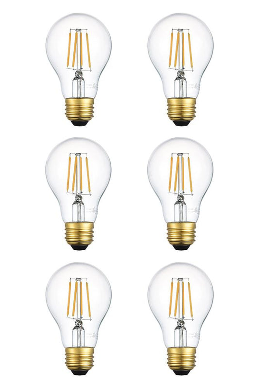Elegant Furniture & Lighting - Raedyn LED 3000K nostalgic filament 6 watts 600 lumens A19 light bulb - A19LED103-6PK veiw 1
