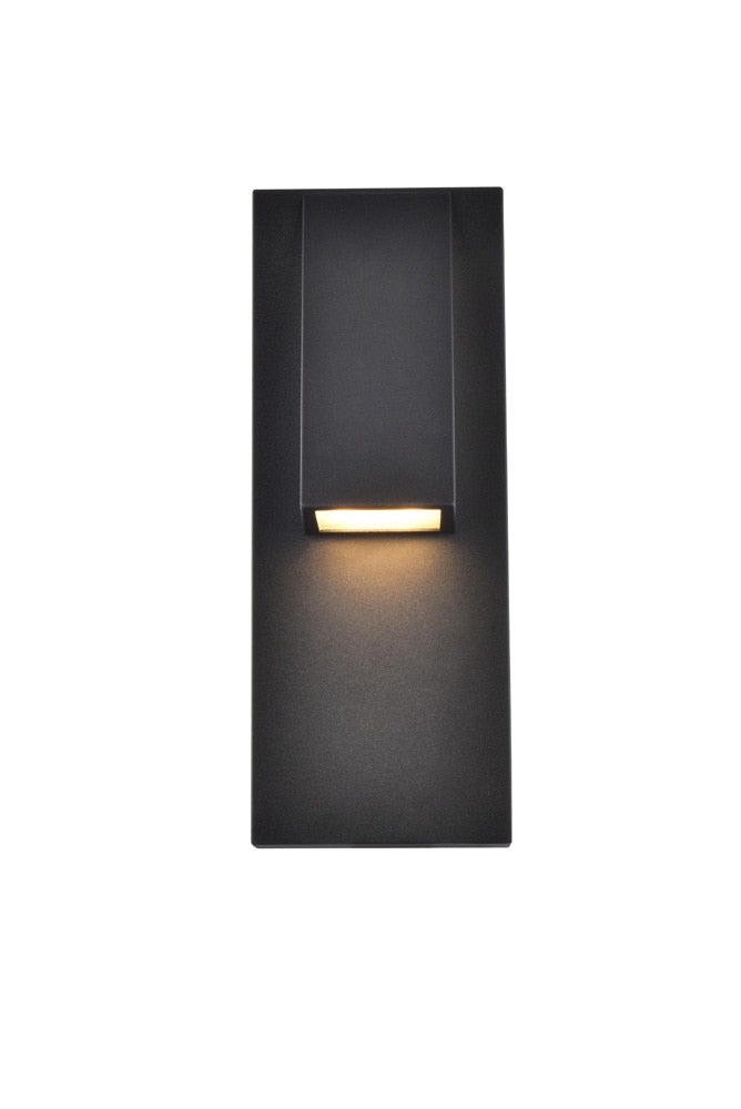 Elegant Furniture & Lighting - Raine Integrated LED wall sconce in black - LDOD4006BK veiw 1