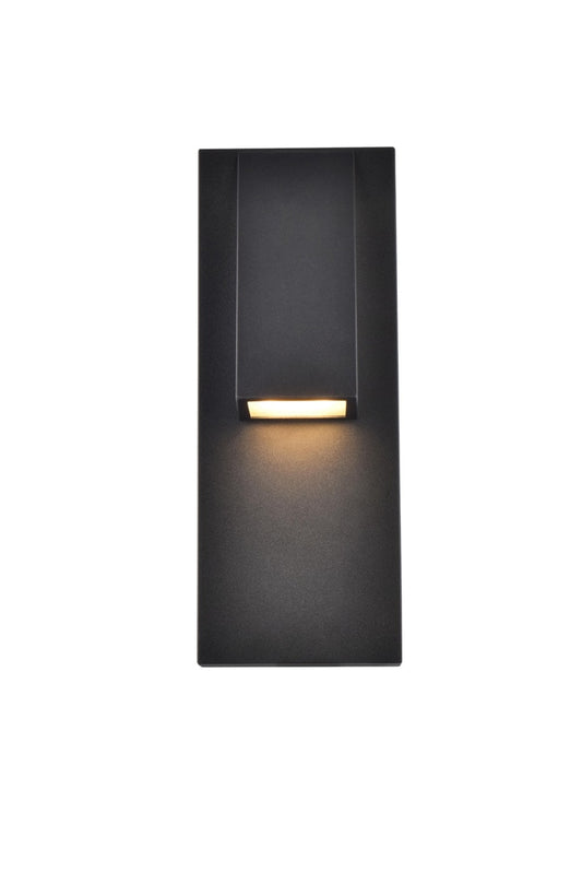 Elegant Furniture & Lighting - Raine Integrated LED wall sconce in black - LDOD4006BK veiw 1