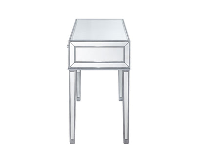 Elegant Furniture & Lighting - Reflexion Desk 42in. W x 18in. D x 30in. H in antique silver paint - MF72006 veiw 12