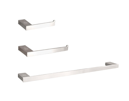 Elegant Furniture & Lighting - Sofia 3-Piece Bathroom Hardware Set in Brushed Nickel - HWB-13S3RBNK view 1