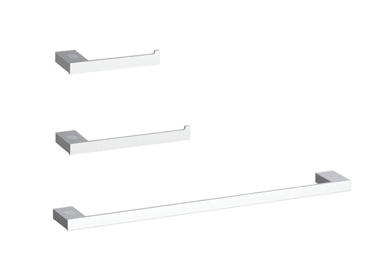 Elegant Furniture & Lighting - Sofia 3-Piece Bathroom Hardware Set in Chrome - HWB-13S3RPCH view 1