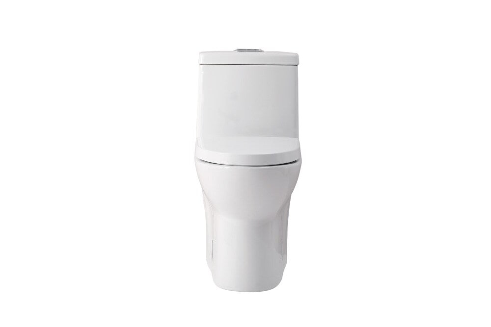 Elegant Furniture & Lighting - Winslet One-piece elongated Toilet 28x15x30 in White - TOL2001 view 1