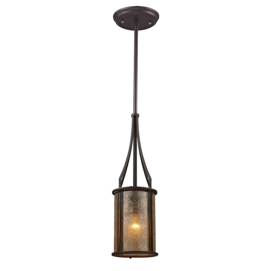 ELK Lighting - Barringer 1 Light Pendant And Tan Mica - 15033/1 veiw 1