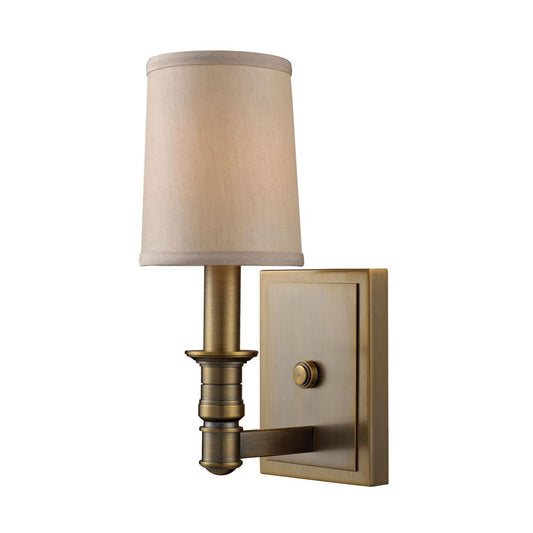 ELK Lighting - Baxter 1 Light Wall Sconce In Brushed Antique Brass - 31260/1 veiw 1