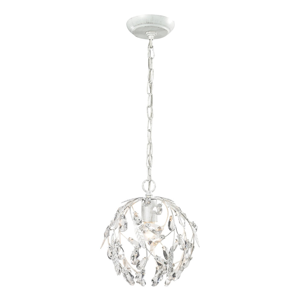 ELK Lighting - Circeo 1 Light Mini Pendant In Antique White - 18123/1 veiw 1