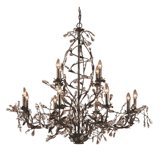 ELK Lighting - Circeo 12 Light Chandelier In Deep Rust - 8055/8+4 veiw 1