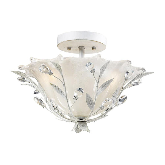 ELK Lighting - Circeo 2 Light Semi Flush In Antique White - 18111/2 veiw 1
