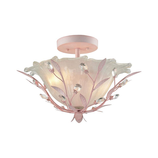 ELK Lighting - Circeo 2 Light Semi Flush In Light Pink - 18151/2 veiw 1