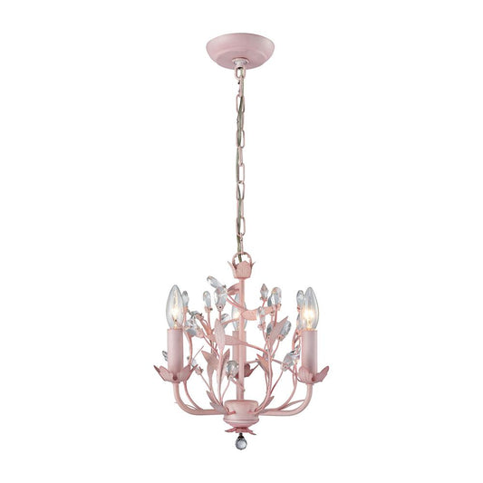 ELK Lighting - Circeo 3 Light Chandelier In Light Pink - 18152/3 veiw 1