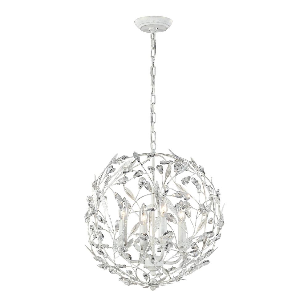 ELK Lighting - Circeo 4 Light Pendant In Antique White - 18124/4 veiw 1