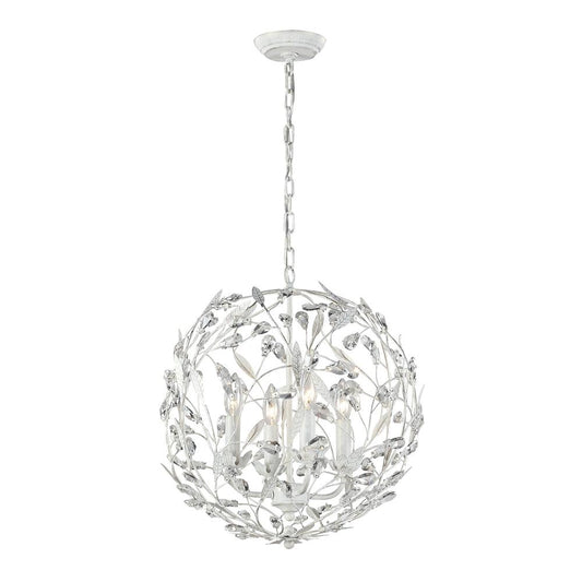 ELK Lighting - Circeo 4 Light Pendant In Antique White - 18124/4 veiw 1