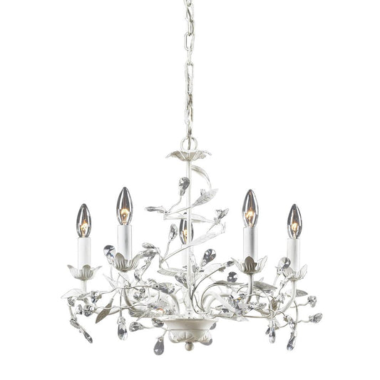 ELK Lighting - Circeo 5 Light Chandelier In Antique White - 18113/5 veiw 1