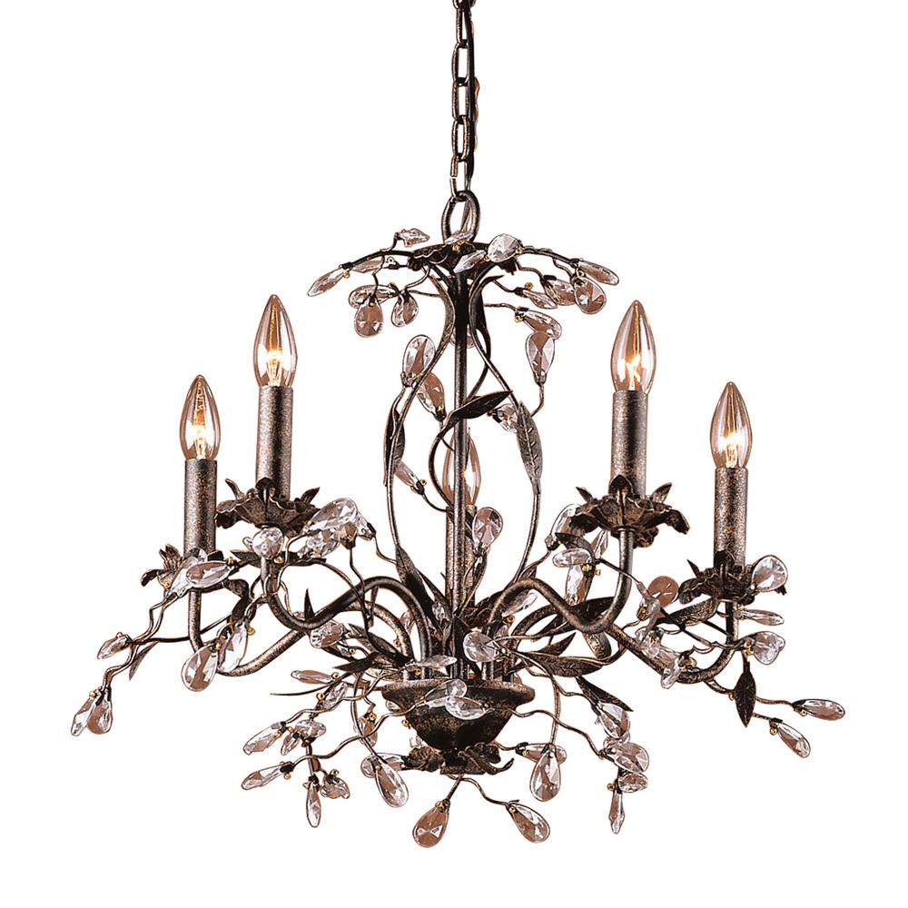 ELK Lighting - Circeo 5 Light Chandelier In Deep Rust - 8053/5 veiw 1