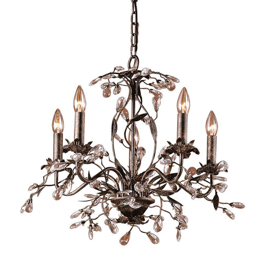 ELK Lighting - Circeo 5 Light Chandelier In Deep Rust - 8053/5 veiw 1