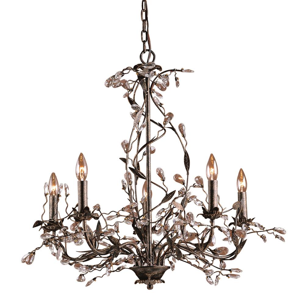 ELK Lighting - Circeo 5 Light Chandelier In Deep Rust - 8054/5 veiw 1