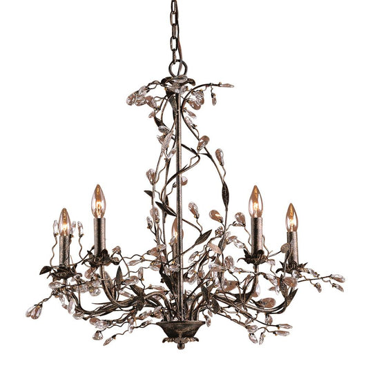 ELK Lighting - Circeo 5 Light Chandelier In Deep Rust - 8054/5 veiw 1