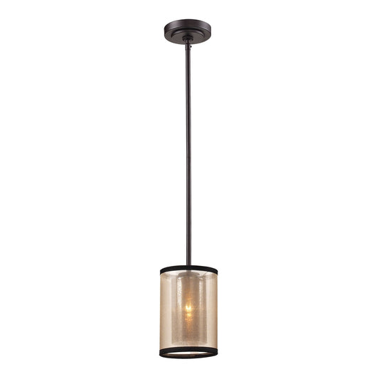 ELK Lighting - Diffusion 1 Light Mini Pendant In Oil Rubbed Bronze - 57026/1 veiw 1