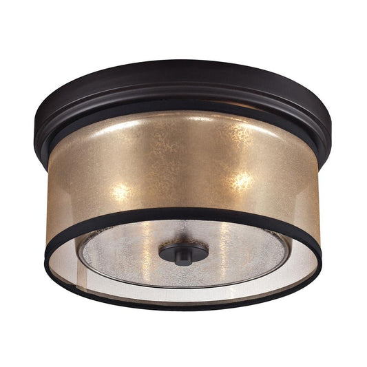 ELK Lighting - Diffusion 2 Light Flushmount In Oil Rubbed Bronze - 57025/2 veiw 1