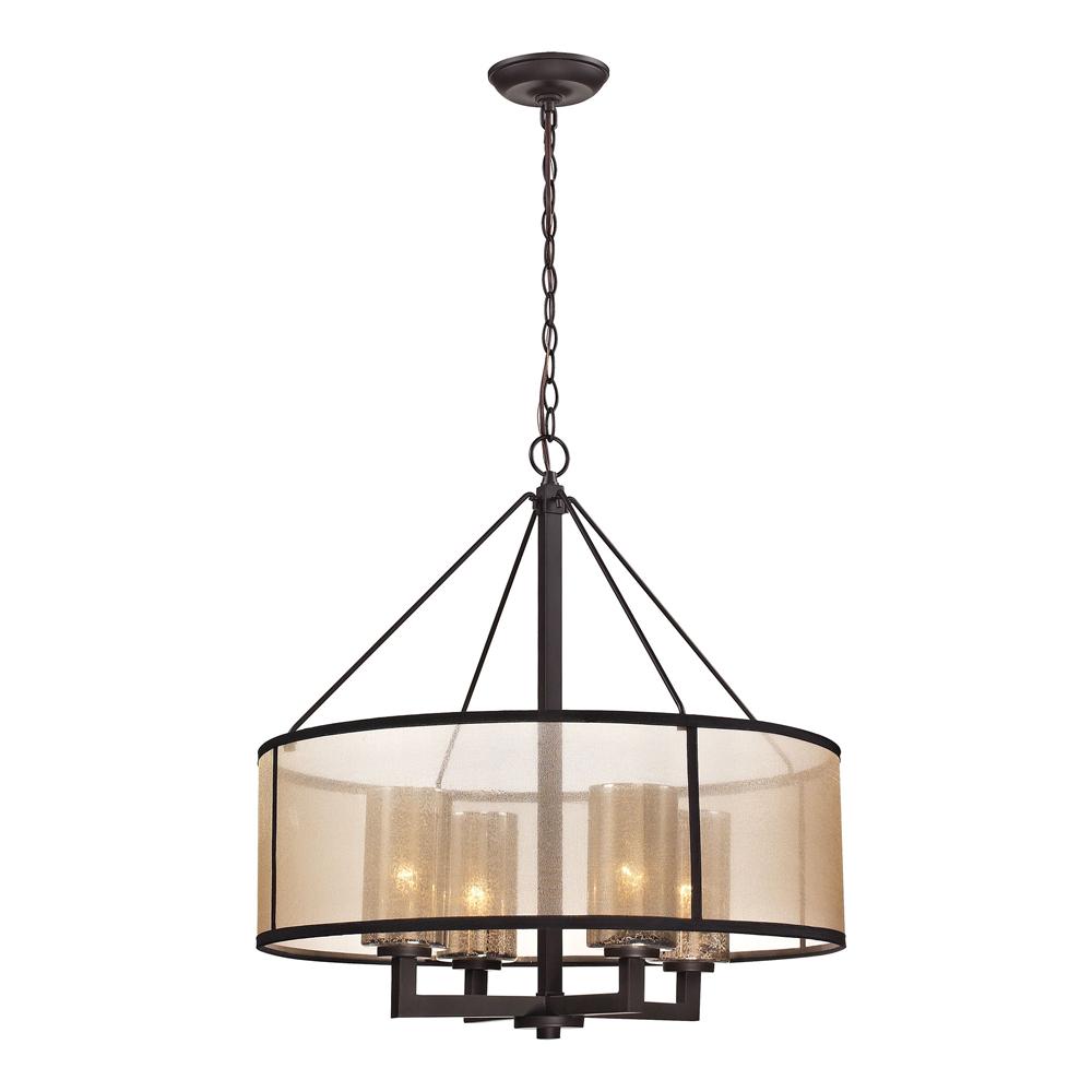ELK Lighting - Diffusion 4 Light Chandelier In Oil Rubbed Bronze - 57027/4 veiw 1