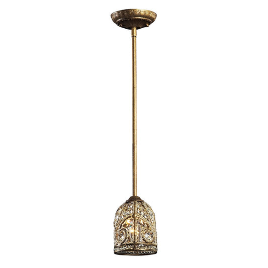 ELK Lighting - Elizabethan 1 Light Pendant In Dark Bronze - 5972/1 veiw 1