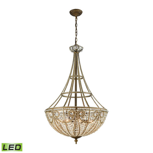 ELK Lighting - Elizabethan 8 Light LED Pendant In Dark Bronze - 15966/8-LED veiw 1