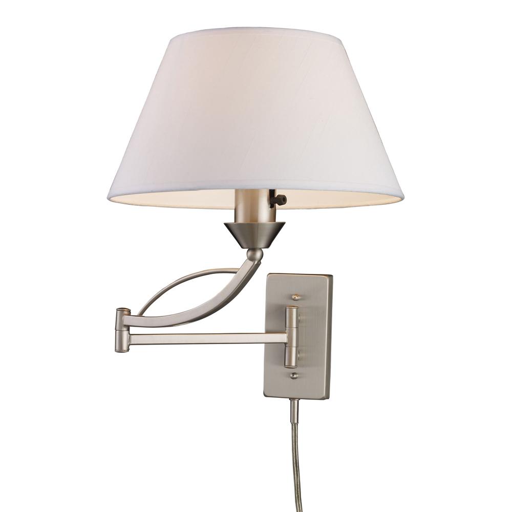 ELK Lighting - Elysburg 1 Light Swingarm Sconce In Satin Nickel - 17016/1 veiw 1