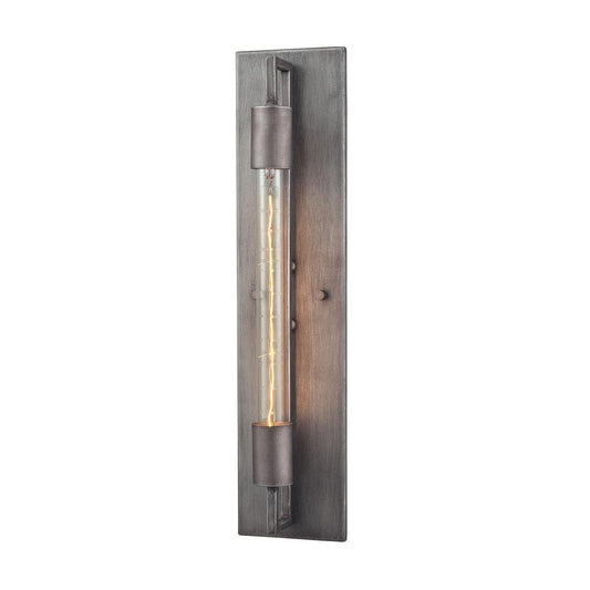 ELK Lighting - Laboratory 1 Light Wall Sconce In Weathered Zinc - 66890/1 veiw 1