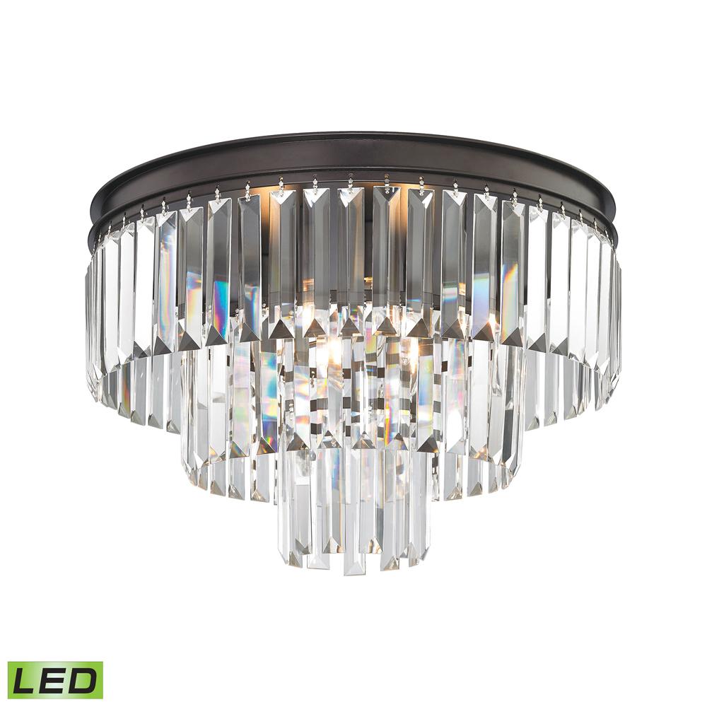 ELK Lighting - Palacial 3 Light LED Semi Flush In Oil Rubbed Bronze - 15225/3-LED veiw 1