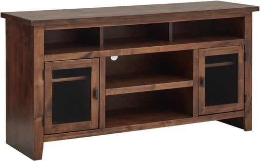 Emery Park - Alder Grove 65in Console w/ Doors in Brindle Finish - WDG1065-BDL view 1