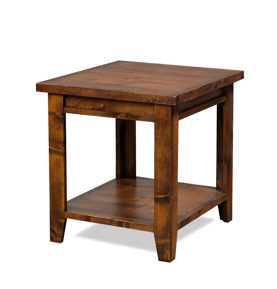 Emery Park - Alder Grove End Table in Fruitwood Finish - DG914-FRT view 1