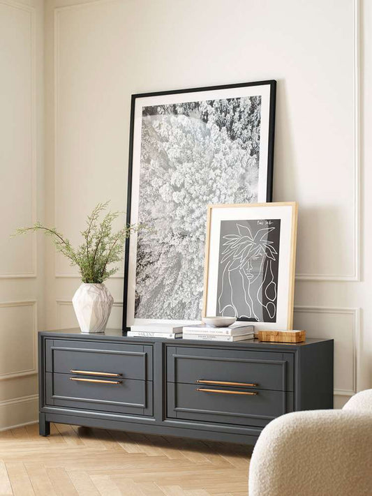 Emery Park - Alexander 72in Console in Midnight Finish - I3014-272 veiw 2