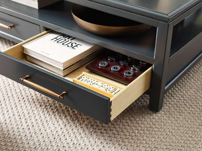 Emery Park - Alexander Cocktail Table in Midnight Finish - I3014-9100 veiw 2