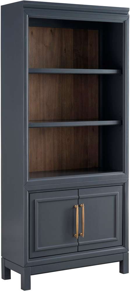 Emery Park - Alexander Door Bookcase in Midnight Finish - I3014-332 veiw 1