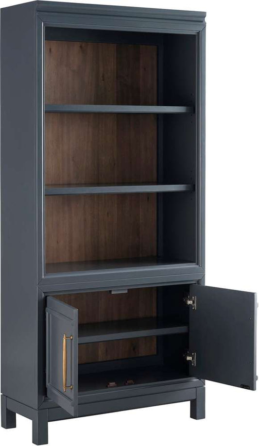 Emery Park - Alexander Door Bookcase in Midnight Finish - I3014-332 veiw 2