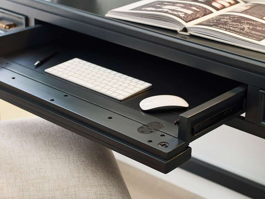 Emery Park - Alexander Sofa Table /Writing Desk in Midnight Finish - I3014-9150 veiw 2