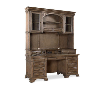Emery Park - Arcadia 72in Credenza & Hutch in Truffle Finish veiw 1