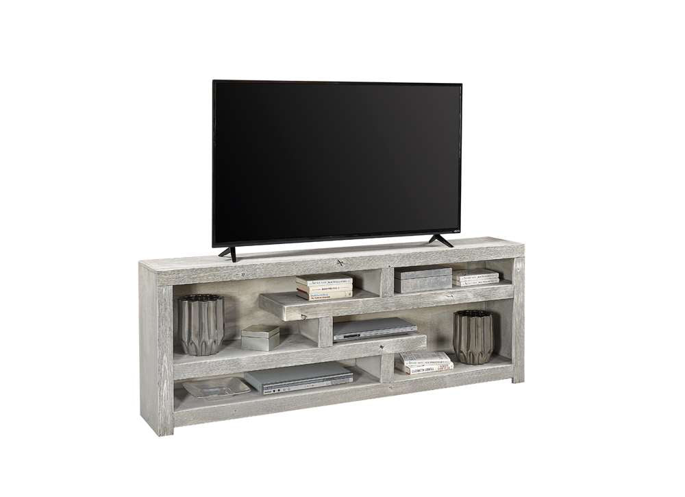 Emery Park - Avery Loft 72in Open Display/Console in Limestone Finish - WDY972-LIM veiw 1